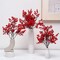 10 Pcs Babys Breath Artificial Flowers Bulk Real Touch Flowers Fake Flowers Silk Flowers for Home Decor Indoor Floral Arrangement Table Centerpieces Festival Party Decor (Red)